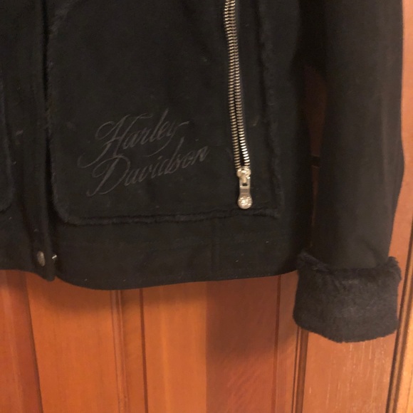 Harley Davidson Womens Fur lined warm Jacket - Picture 5 of 5